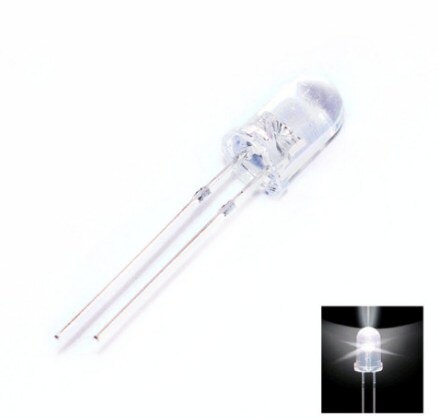 100pcs/lot F5 5MM Round Red/white/Blue/yellow/green/Color Highlight Diffused Round DIP Light-Emitting Diode LED Lamp Light