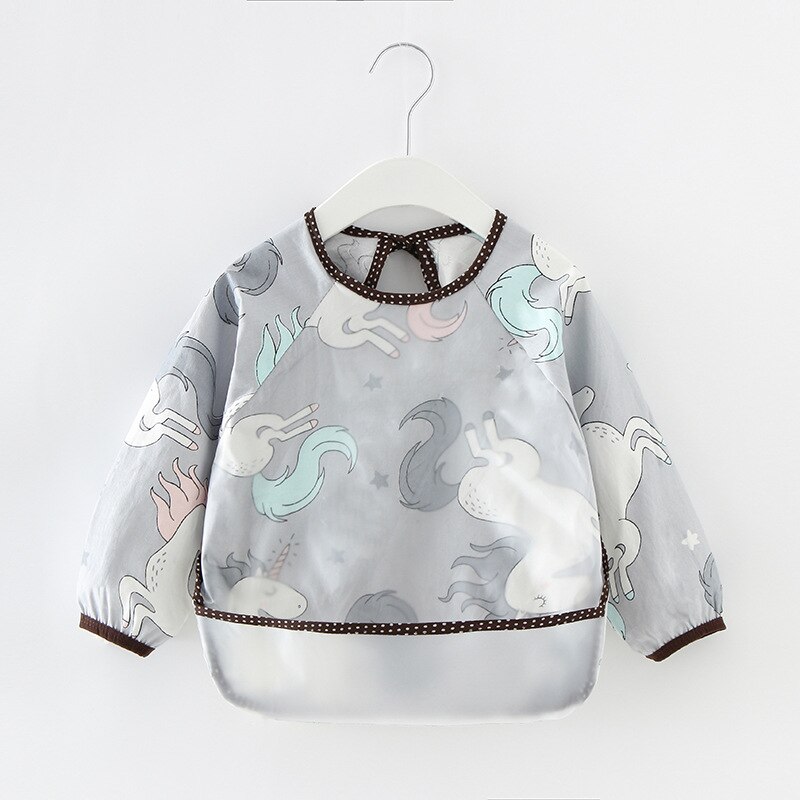 niemowlę Fartuch Bandana Bebes śliniaczki niemowlę śliniaczki wodoodporny dziecko jedzenie odzież dzieci's długo rękawy karmienie bluza śliniaczek: 5