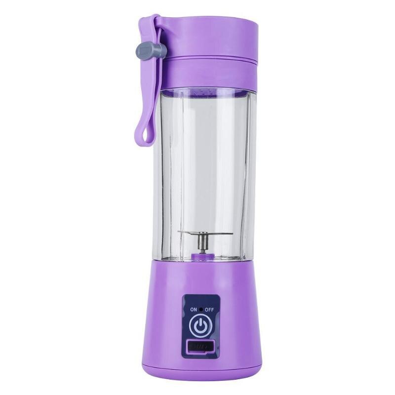 380 Ml Draagbare Blender Juicer Cup Fles Usb Elektrische Fruit Citrus Lemon Juicer Blender Sap Machine 2/4/6 Bladen