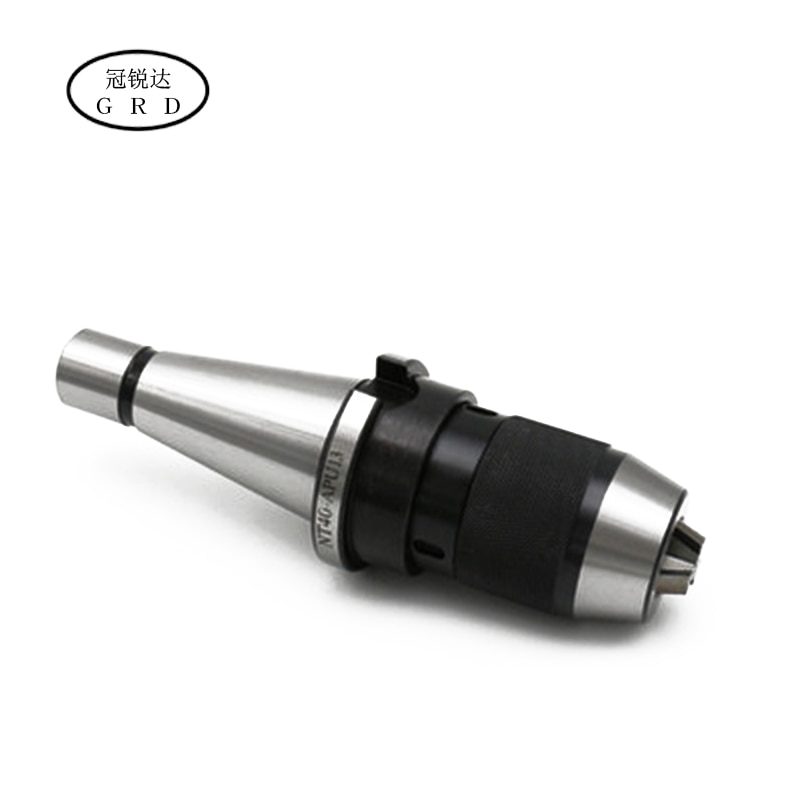 1set NT APU Series tool holder NT30 NT40 APU13 APU16 shank arbor keyless dirll chuck self-tight holder for CNC machine tools