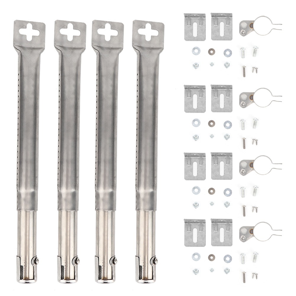 4pcs Telescopic Stainless Steel Pipe Tube Burners BBQ Grill Parts