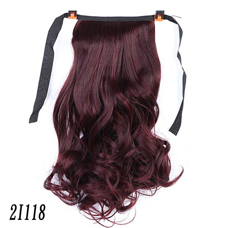 XUANGUANG Curly Hair pieces High temperature and heat resistance Ponytail Hair Extension Wavy Hair headwear: 2I118