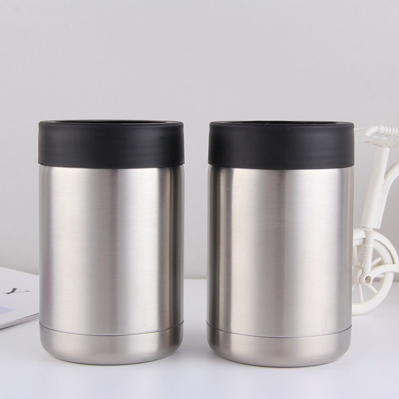 12oz Double Layer Stainless Steel Wine Bottle Holder Cola Beer Bottle Cold Keeper Vacuum Insulation Bar Accessories Cooler