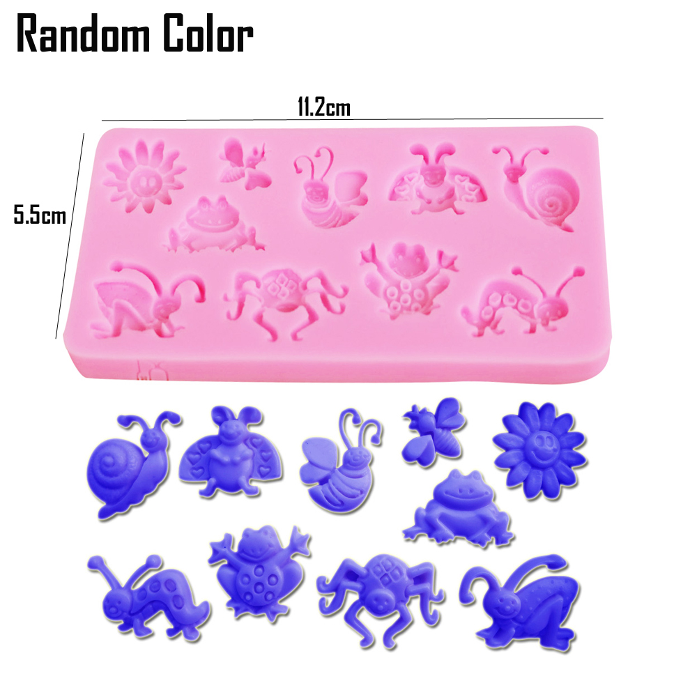 Tipi di fiaba Porta di lumaca Fungo Erba Fiore Zucchero Caramelle Torta Bordo Stampo in silicone Stampo per cioccolato Decorazione M302: Arancia