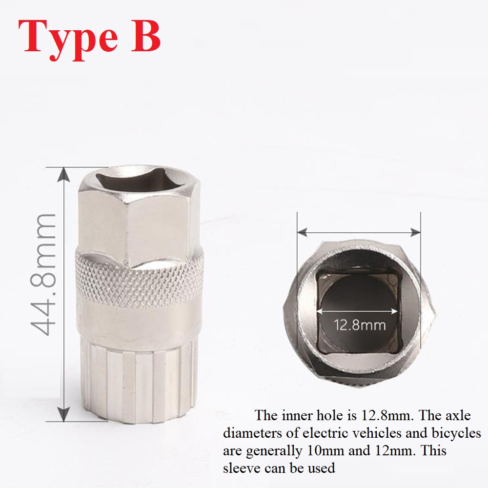 1pc Bicycle Rotary Flywheel 5/6/7/8/9/10/11 Speed Bike Rotary Freewheel 14-36T Fly Wheel forShimano Cycling or 1pc Sleeve Tools: WHITE