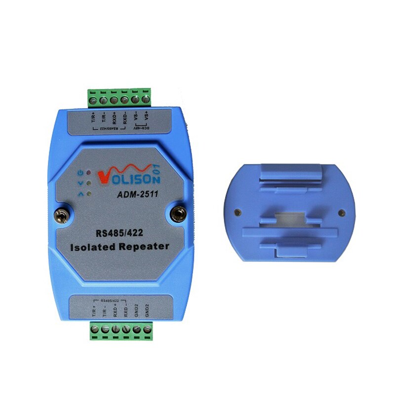 ADM-2511 Industrial grade photoelectric isolation 485 repeater RS422 to 485 isolator RS485 / 422 amplifier DC9-48V