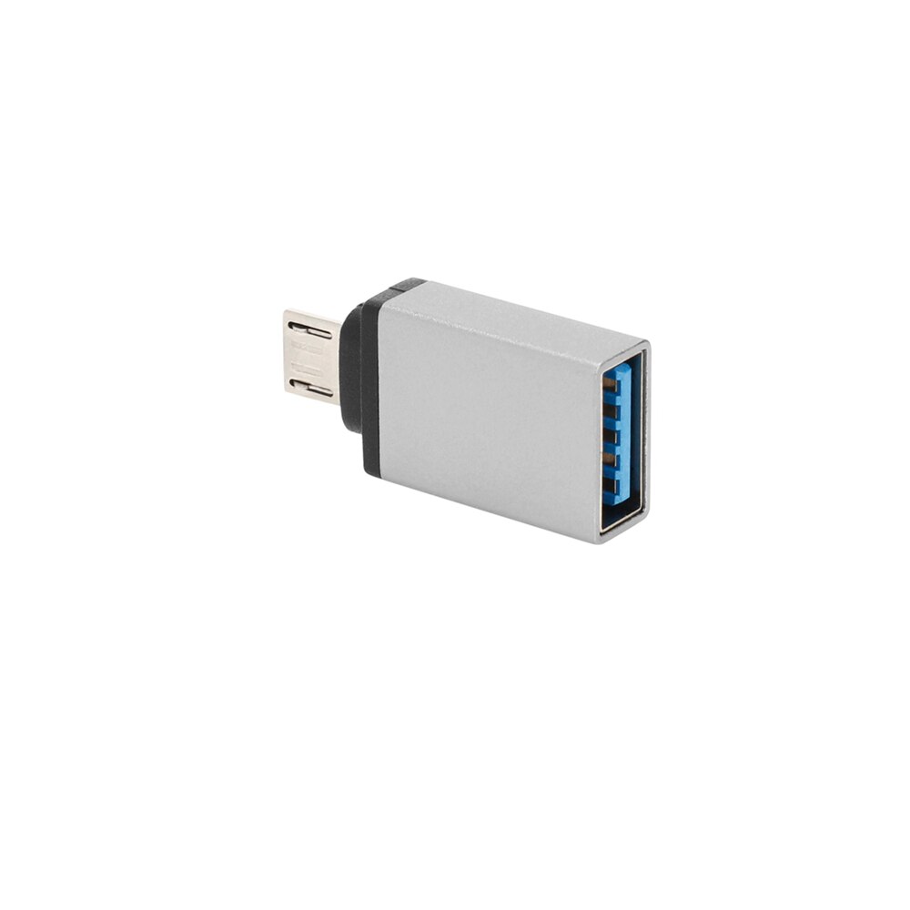 Micro Usb Naar Usb Otg Adapter Male Naar Usb 2.0 Micro Adapter Converter Voor Samsung Xiaomi Lg Huawei Android Mobiele telefoons: 1pas