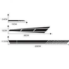 6Pcs set Car Side Body Sticker Graphics Hood Mirror Vinyl Decal Universal