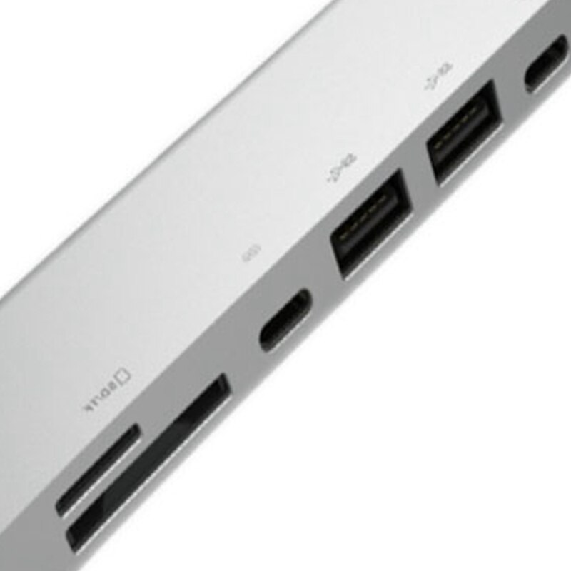 7 in 1 USB-C di Tipo centro-C attracco stazione 4K HDMI/SD/TF PD centro Carica lettore di Schede di Multiporta Adattatore per Mac libro