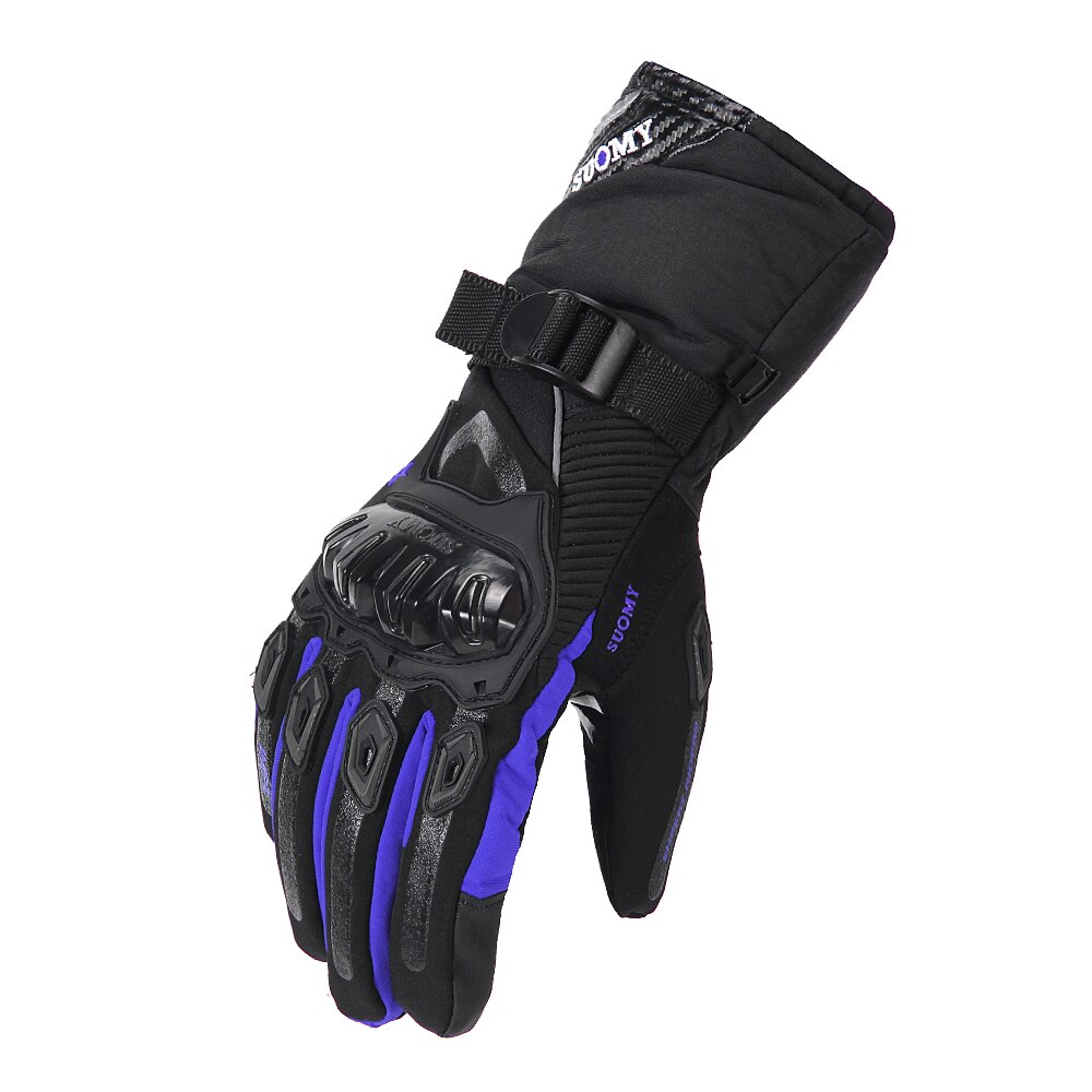Waterdichte handschoenen voor wielrennen, heren, dames, winddichte winter fiets handschoenen, touchscreen vingers, motor fiets handschoenen: Wp -02 blauw / Xl