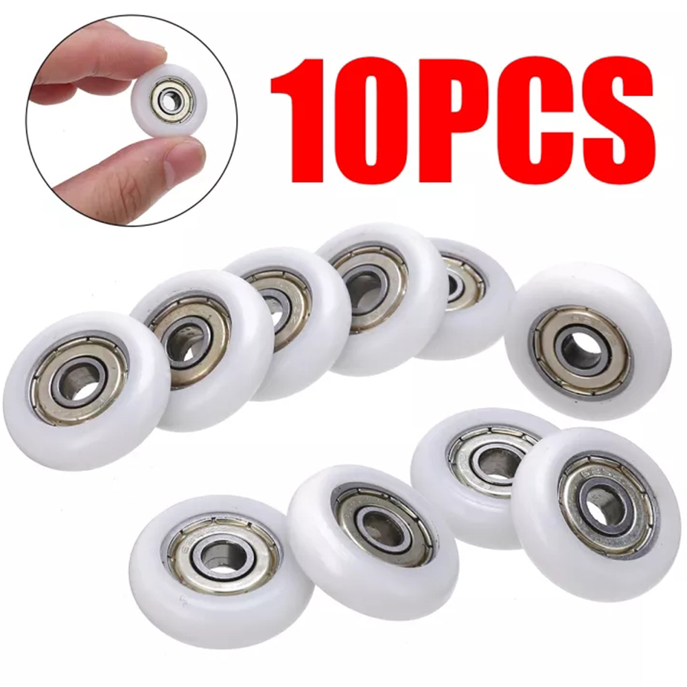 10 stücke Dusche Tür Rollen Rolle Badezimmer Glas Tür Rolle Schiebetür Räder 19/23/25mm Rad Schlecht Tür Ersatz