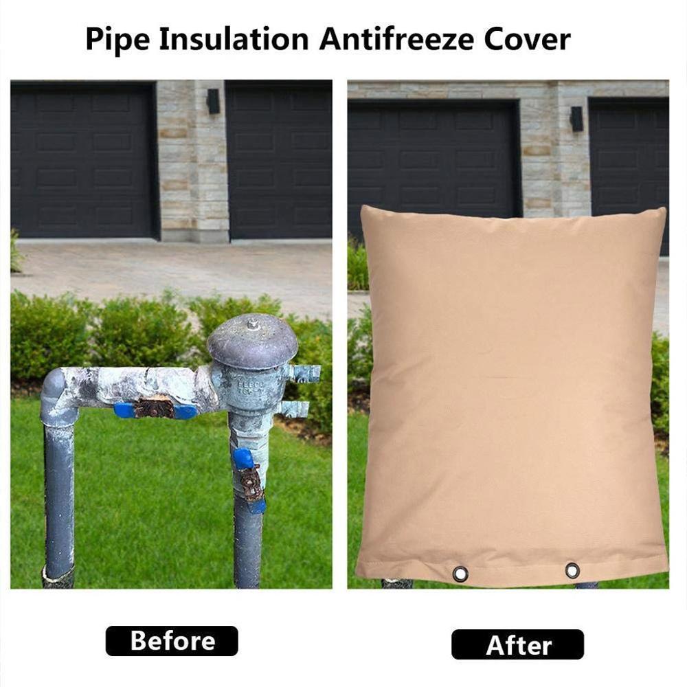 Winter water pipe anti-freeze cover faucet gray insulation bag water valve pipe anti-freezing protective cover 20N1