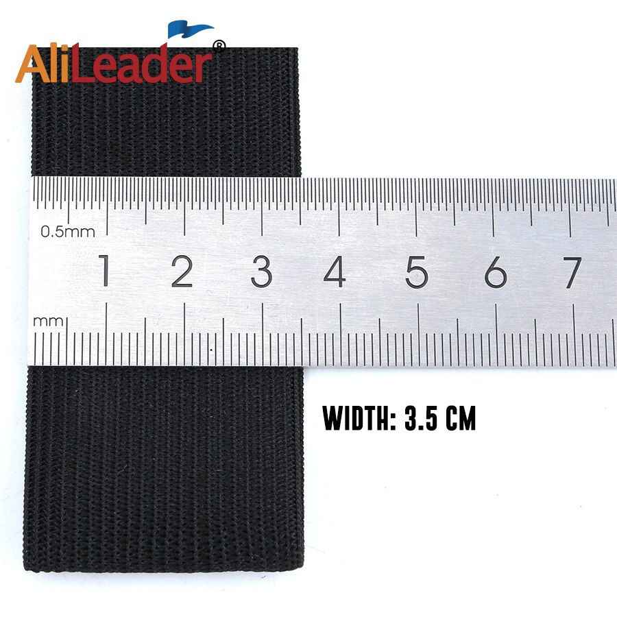 Alileader 1m billig paryk elastisk bånd strækbånd til parykker gør tilbehør forsyninger bedste nylon til paryk cap hår net