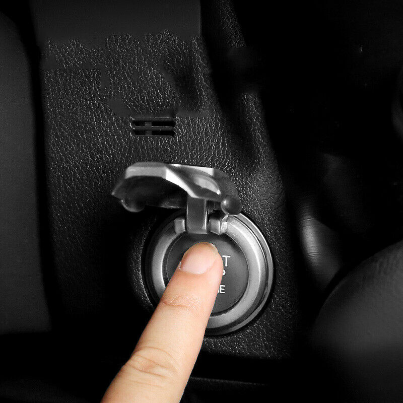 Universal Car Auto Ontsteking Motor Start Stop Knop Decor Ring Trim Cover Cap