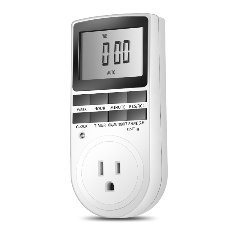 Digitale Elektrische Timer Stopcontact Met Op-Off Programma &#39;S Countdown &amp; Security Willekeurige Modus Lichten &amp; Home Applicanes