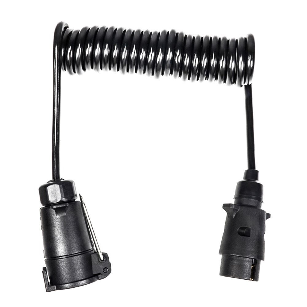 1Pc Connector 7 Way 7 Wire Copper Trailer Accessory Plug Socket Trailer Wiring for Transportation