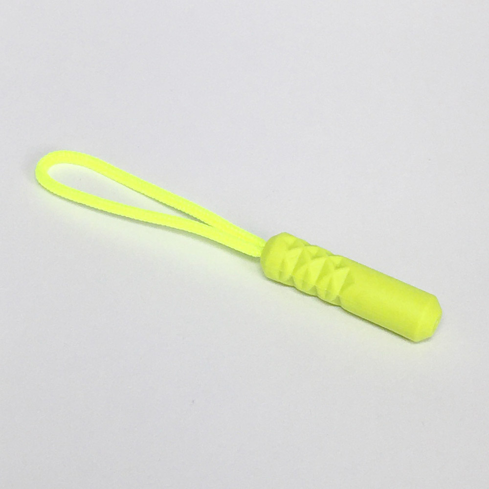 Boucle à tirette pour paracorde, 10 pièces, cordon, fermeture éclair, accessoires, sac à dos, vêtements, 10 couleurs: Neon Yellow