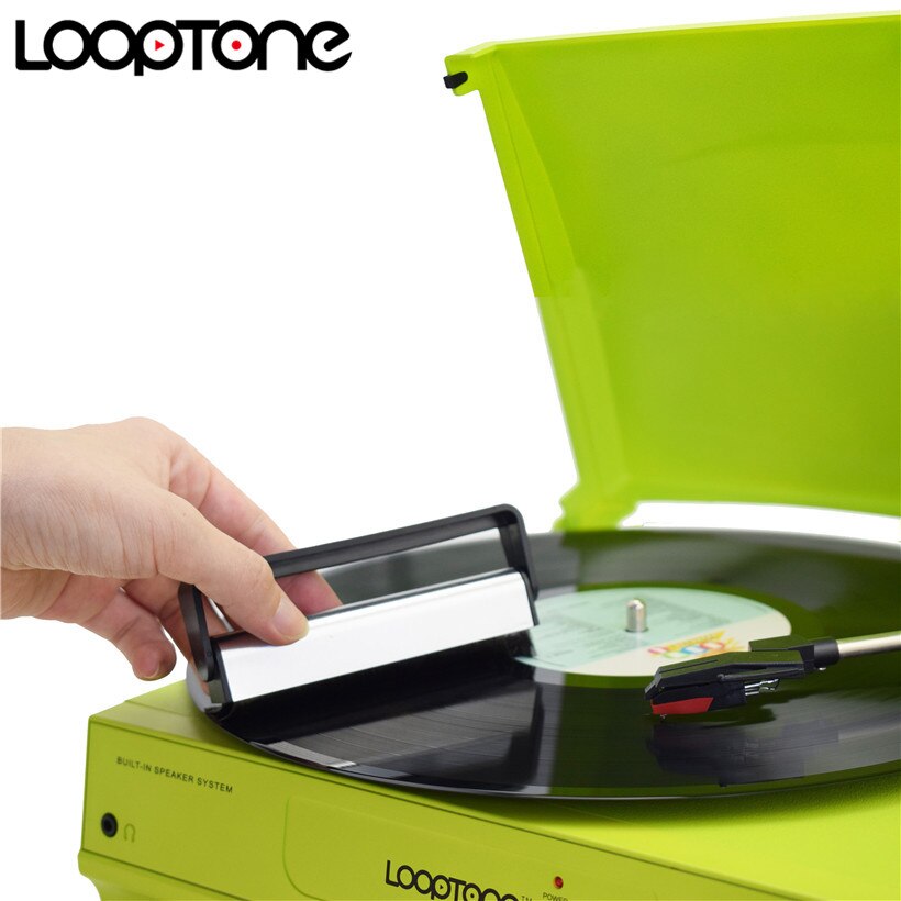 LoopTone Turntable Player Accessory Anti Static Carbon Fiber Vinyl record Cleaner Cleaning Brush for CD/LP