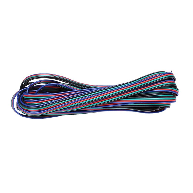 5M 4-Pin RGB LED cable de extensión para 3528 de 5050 de tira de RGB y 1M 5V SMD 5050 60LED cambia de Color RGB tira de LED