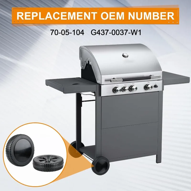 Barbecue Wheel Kitchen Accessories Grill Wheel Outdoor Camping Suitable for Multi Functional Barbecue Stove Kitchen Accessories