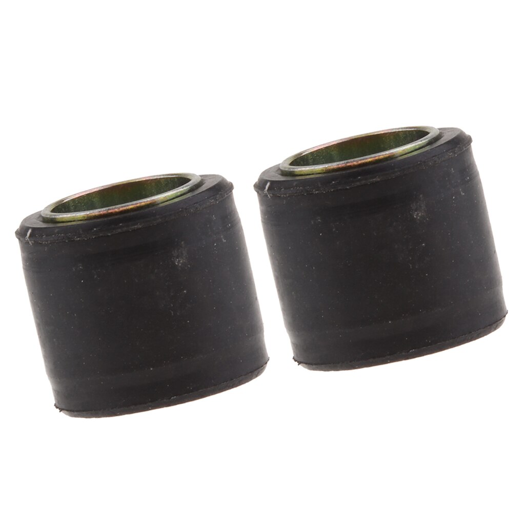2 stk 14mm bakfjæring støtdemper foringer, gummi og metall, sort