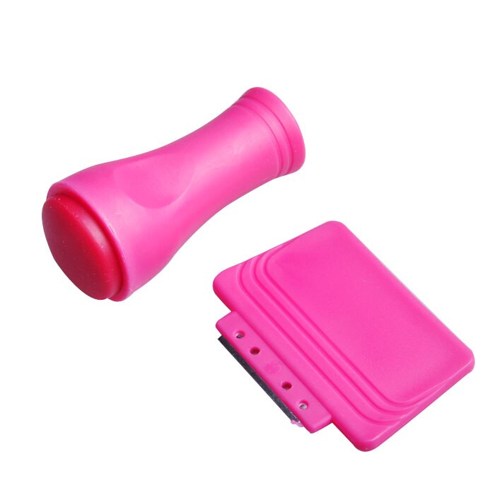 Nagel Stempeln Platten/Nagel Kunst Stempeln Schaber einstellen, DIY Nagel Schönheit Dekorationen Stempel Vorlage Werkzeuge, Salon Nagellack Stempel