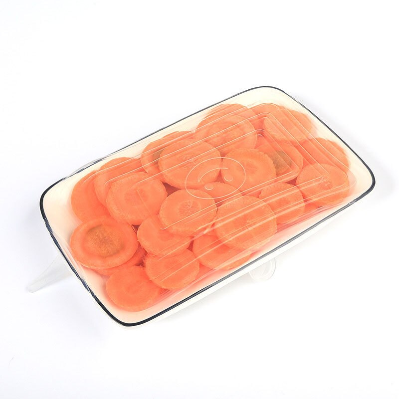 6pcs silicone lids Fresh cover zero waste food cover reusable bowl pot lid Stretch tops silicone adaptable cover for cans