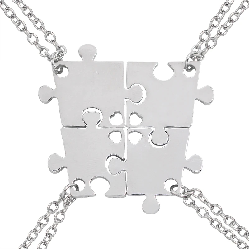 3/4/5/6/7/8/9/10 Stuks Beste Vriend Stiksels Ketting voor Mannen Vrouwen Studenten Bff Vriendschap Hanger Ster Ketting Choker Sieraden: Puur Goud Kleur