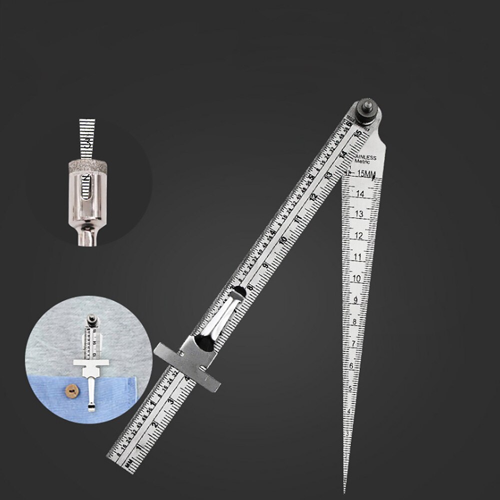 Measuring Tool Depth House Tapered Ruler Accuracy Adjustable Feeler Gauge Taper Stainless Steel Welding Hole Portable