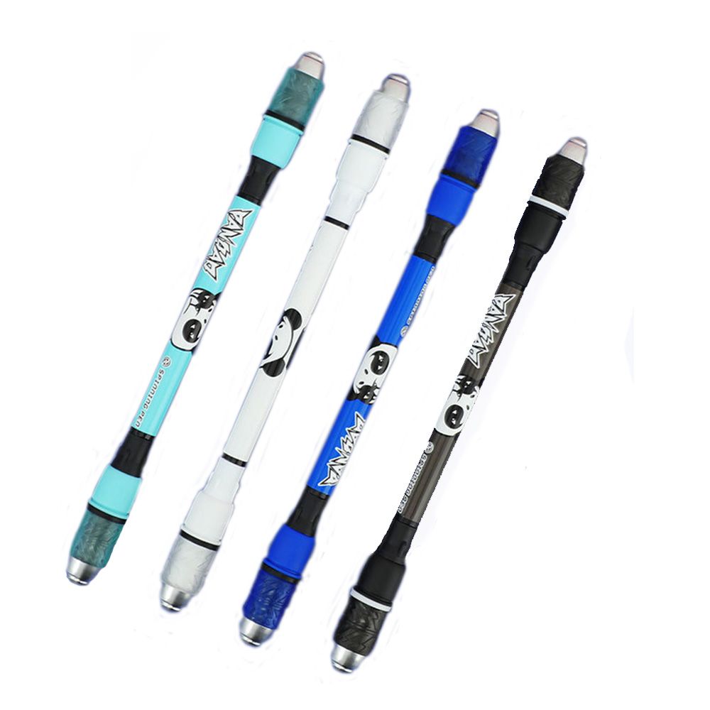 1PC Rotating Gaming Pen Anti-Skid Rolling Spinning Pen Intelligence Toy Pressure Relief Stationery Office School Writing Supply: H-Random color-1PC