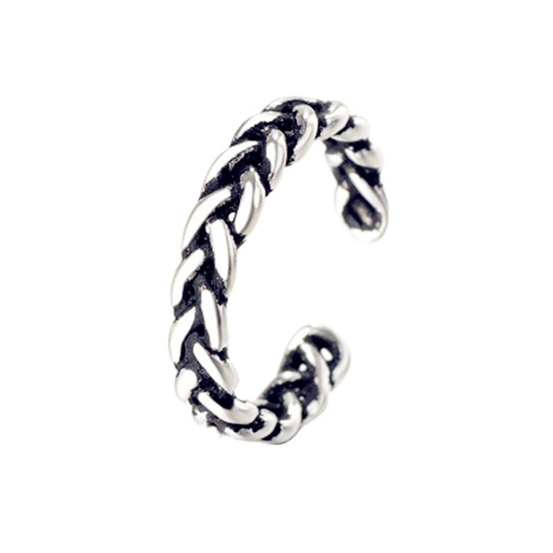 Persoonlijkheid Gothic Vintage Kettingen Ringen Voor Vrouwen Bridal Wedding Engagement Punk Verstelbare Antieke Ringen Rock Sieraden