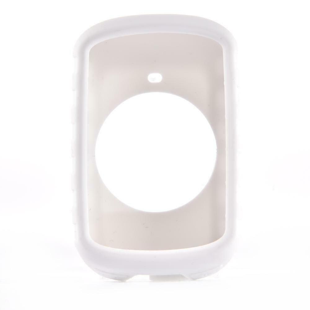 Silicone Bescherm Case Cover Skin voor Fietsen GPS Garmin Edge 530/830 Accessoires: WHITE