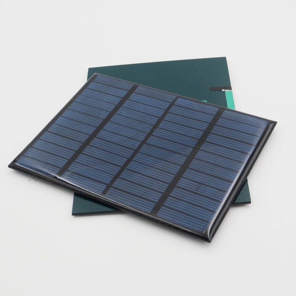 12V 1.5W 125mA Solar Panel Polycrystalline Silicon DIY Battery Charger Small Mini Solar Cell cable toy solar light12V