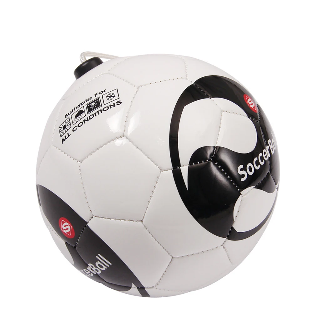 Voetbal Training Bal Kick Voetbal Maat 2 Voetbal Touw Touch Solo Kick Beginner Trainer Praktijk Apparatuur Standaard