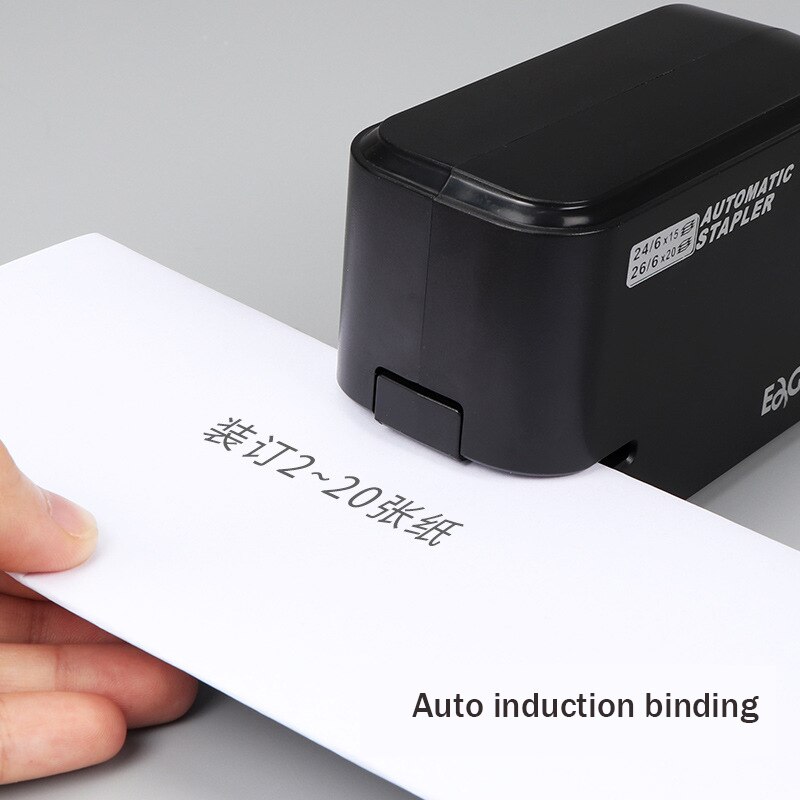 Electric Stapler Office Labor-saving Stapler Automatic Stapler Medium Student Staple 20 Sheets Paper School Supplies Stationery