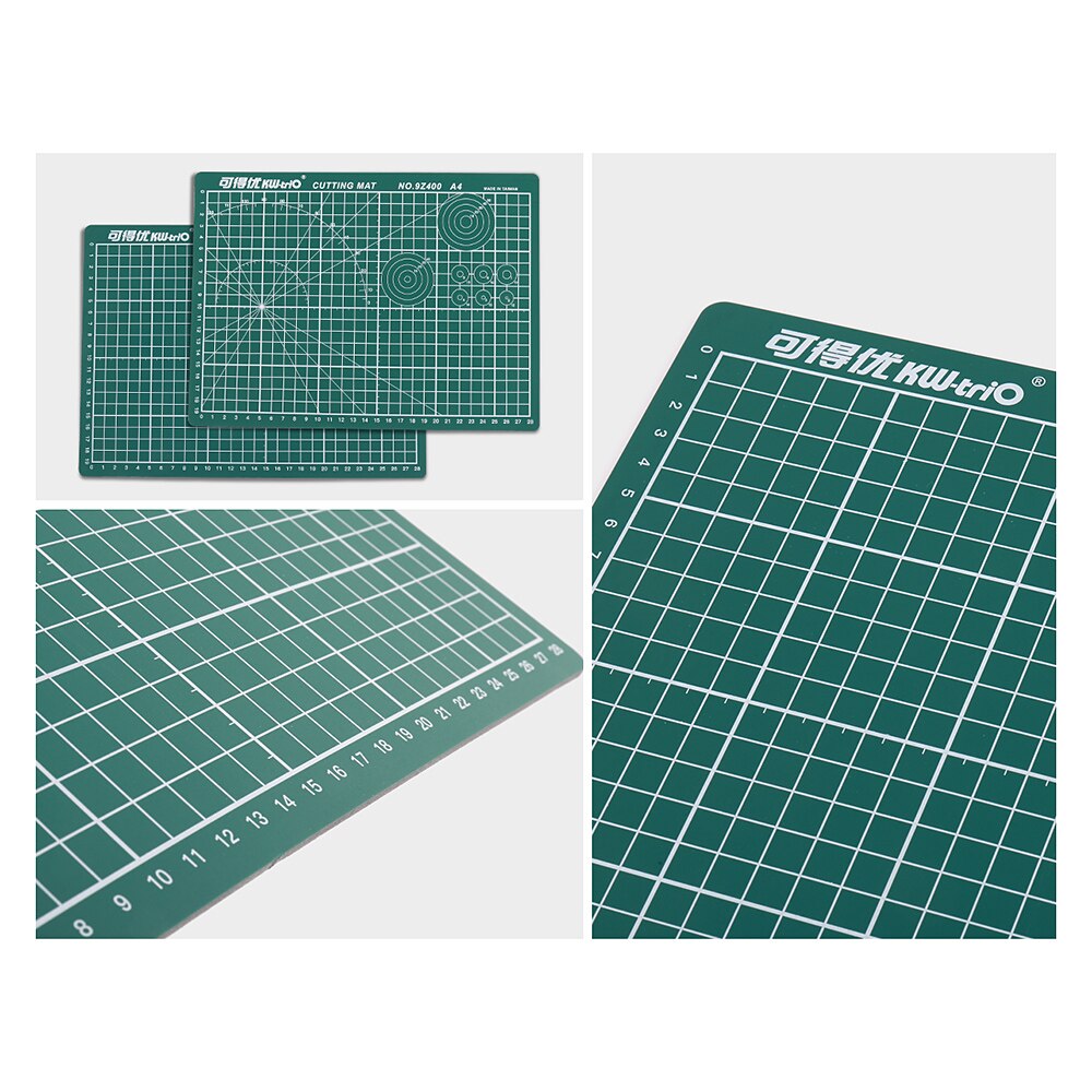 A4 størrelse selvhelende roterende skæremåtte pad patchwork dobbeltsidet 5- lag mat med maksimal heling til beskæring af syning af quiltning