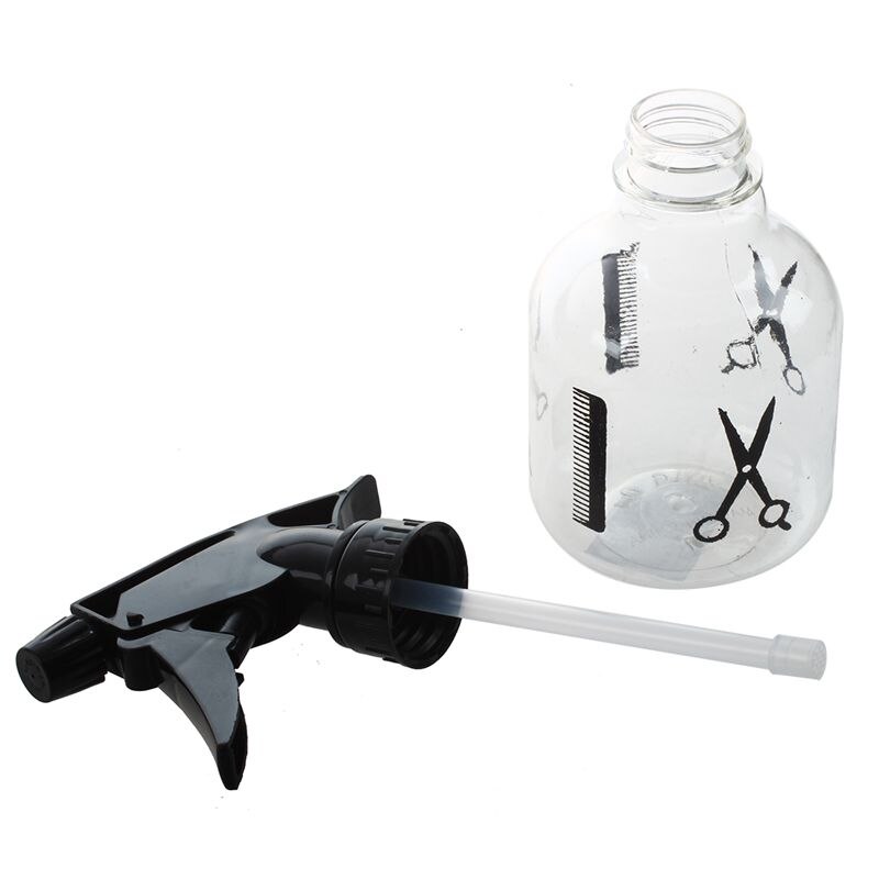 250ml Clear White Black Trigger Water Spraying Sprinkler Bottle