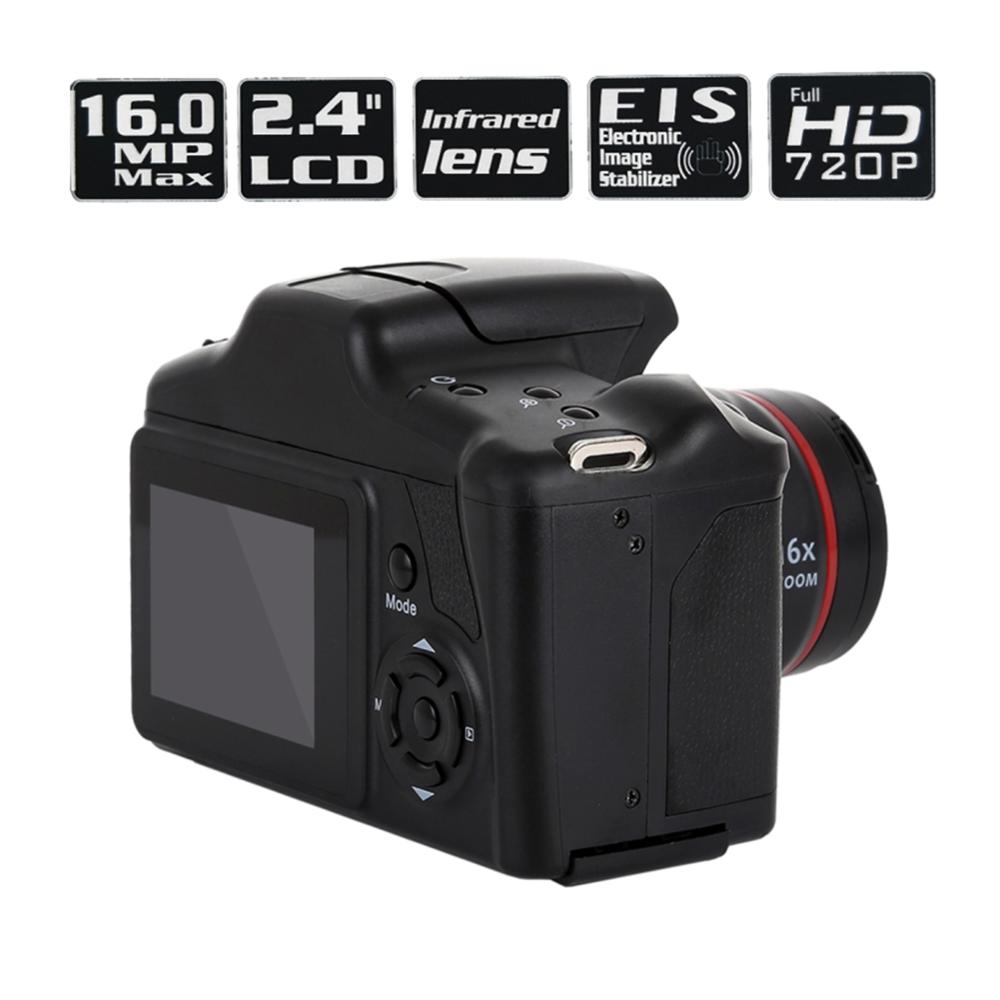 2.4'' HD 1080P SLR Camera CMOS Dry Battery Domestic Telephoto Digital Camera Portable Digital Fixed Lens 16X Zoom AV Interface