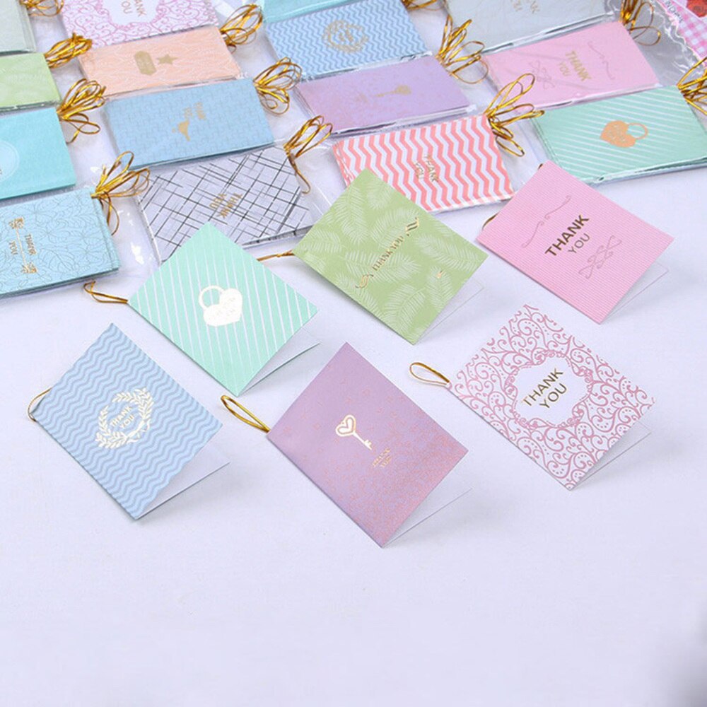 128Pcs Greeting Cards Handmade Invitation Card for Party Wedding Banquet