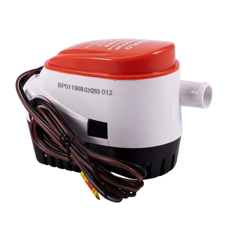 Automatic 12V Bilge Pump 750Gph with Internal Float Switch Auto Water Boat Submersible Auto Pump with Float Switch Marine / Bait