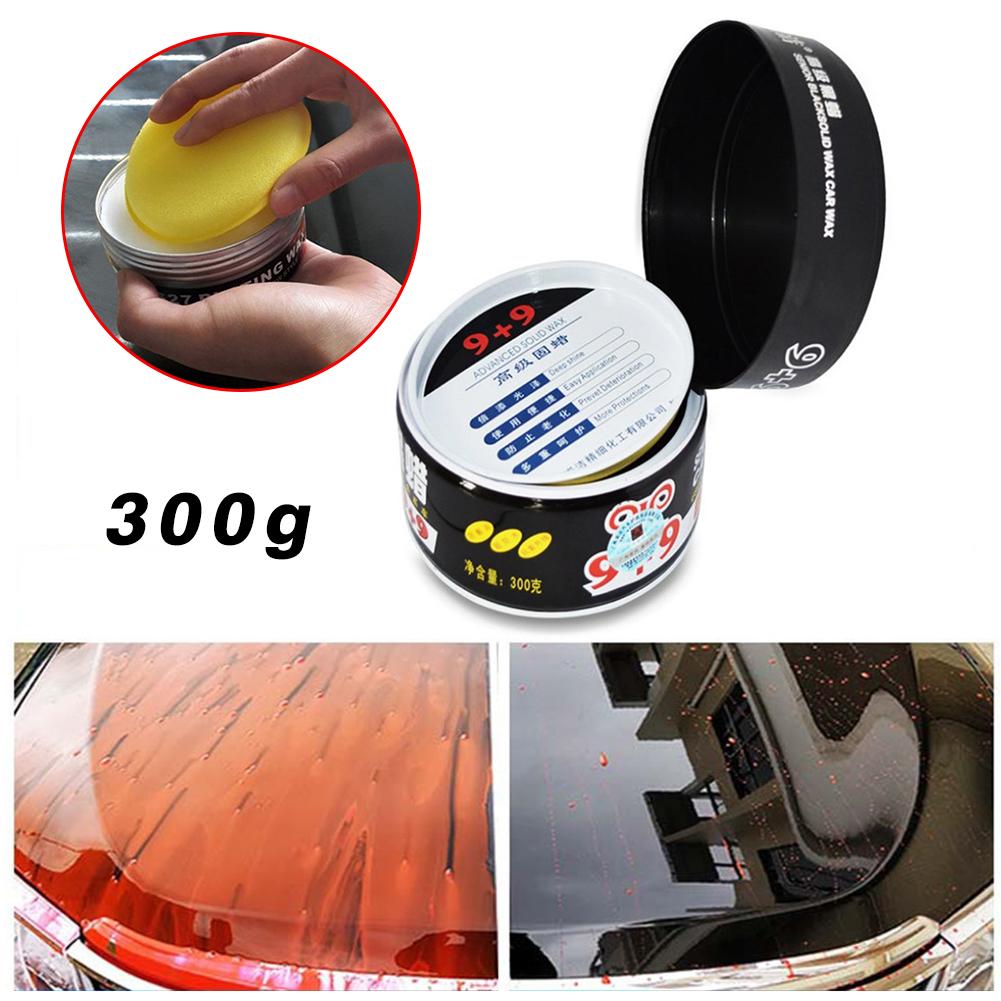 Pasta para pulir el coche cera rascador pintura para el coche cera dura cuidado de la pintura revestimiento impermeable cera removedor de arañazos con esponja