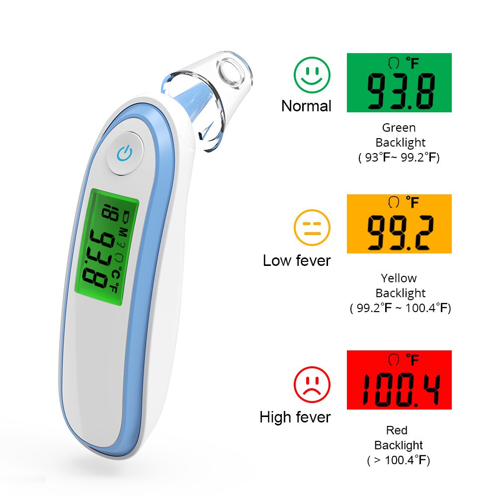 Boxym digital lcd baby termometer infrarød kropsmåling термометр pande øre kontaktfri krop baby børn termômetro