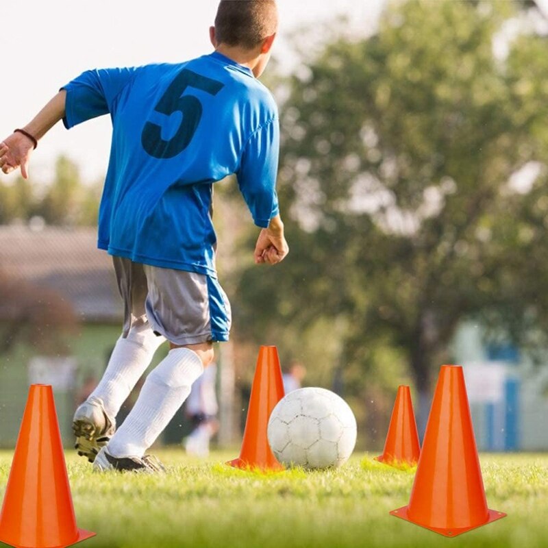 15 Pcs 9 Inch Sports Cones,Soccer Training Cones Plastic Cones for Football Basketball Drills Indoor Outdoor Activity