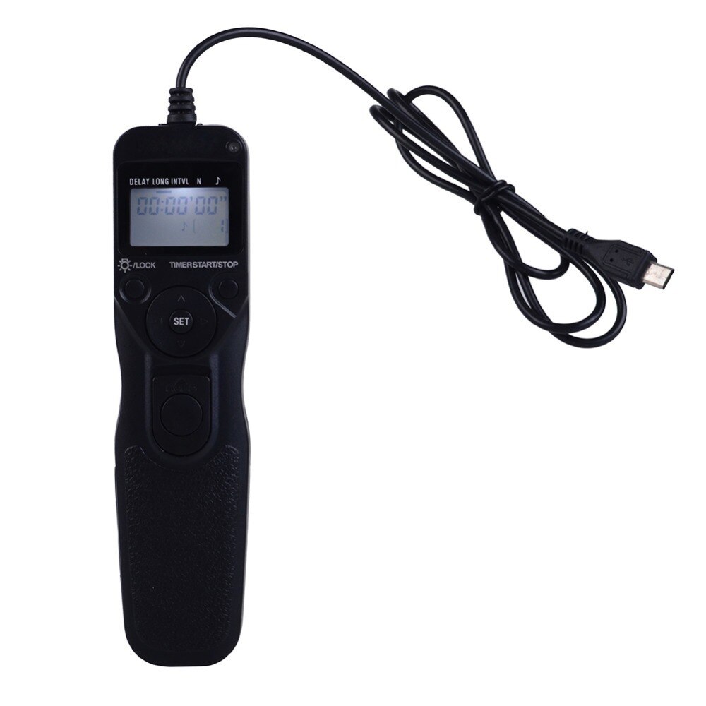 Neewer RM-VPR1 LCD temporizador controle remoto obturador para Sony A7 A6000 câmera de