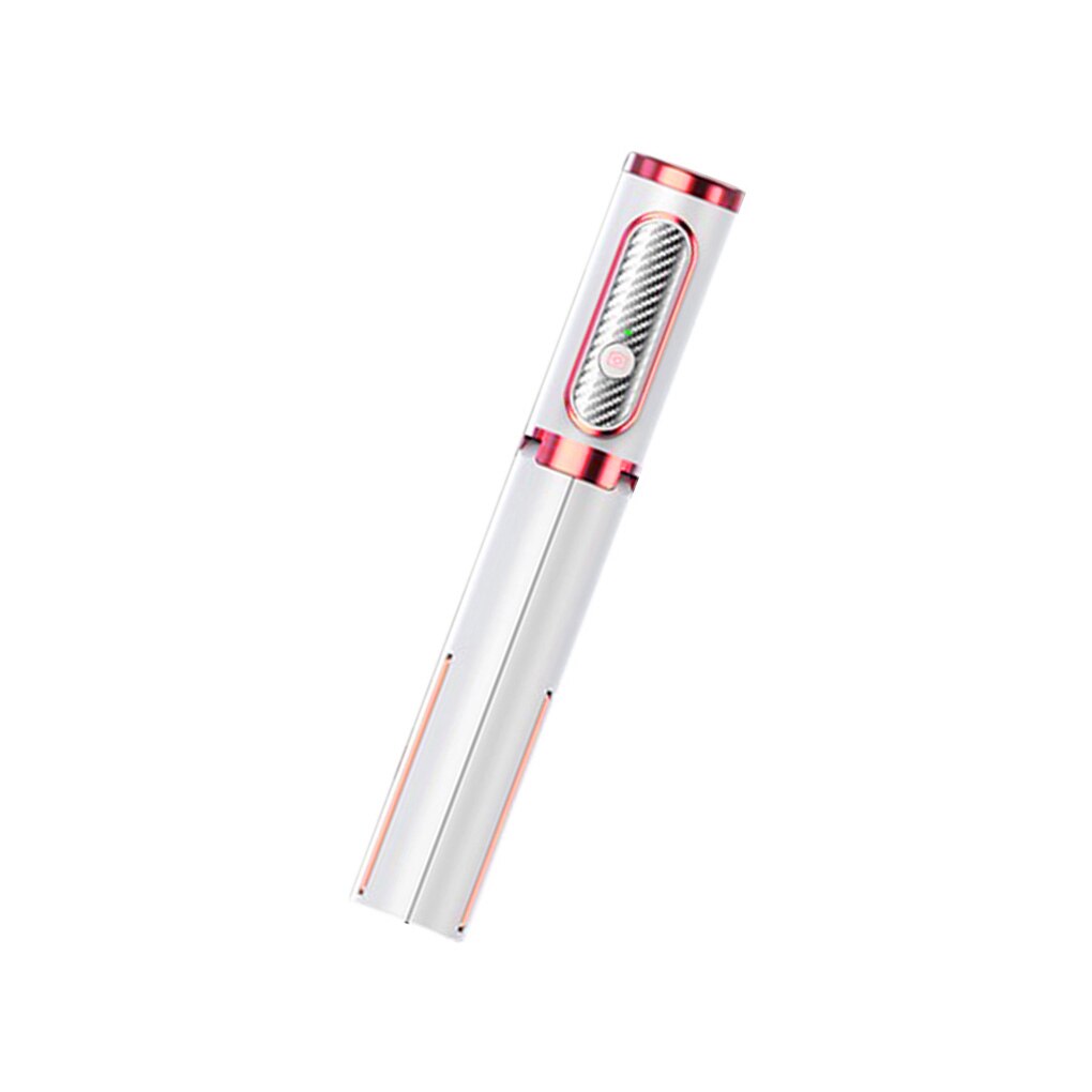 Alles-in-één aluminium selfiestick, afneembaar telefoonstatief met draadloze afstandsbediening: Wit