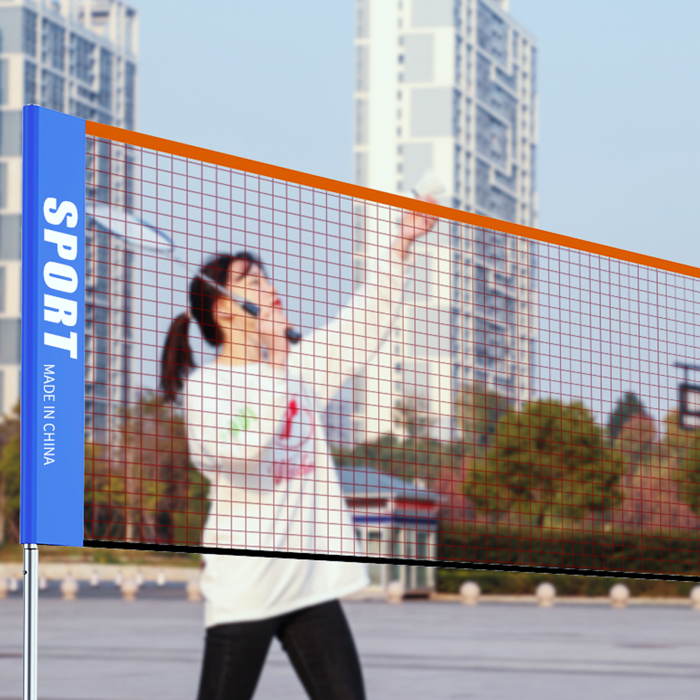 3-6M Portable Standard Badminton Net Badminton Training Square Mesh Tennis Badminton Square Net Shuttlecock Network