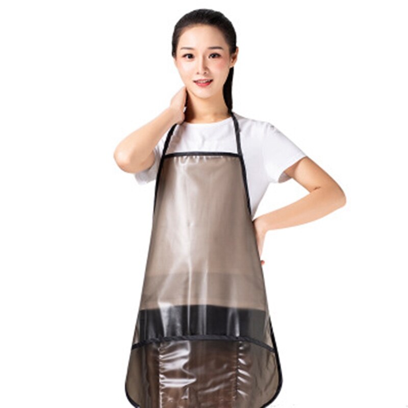 Salon PVC Waterproof Hairdresser Apron Hair Dye Perm Color Tint Barber Cape Gown Wraps Hair Cutting Clothes Styling Tools: Default Title