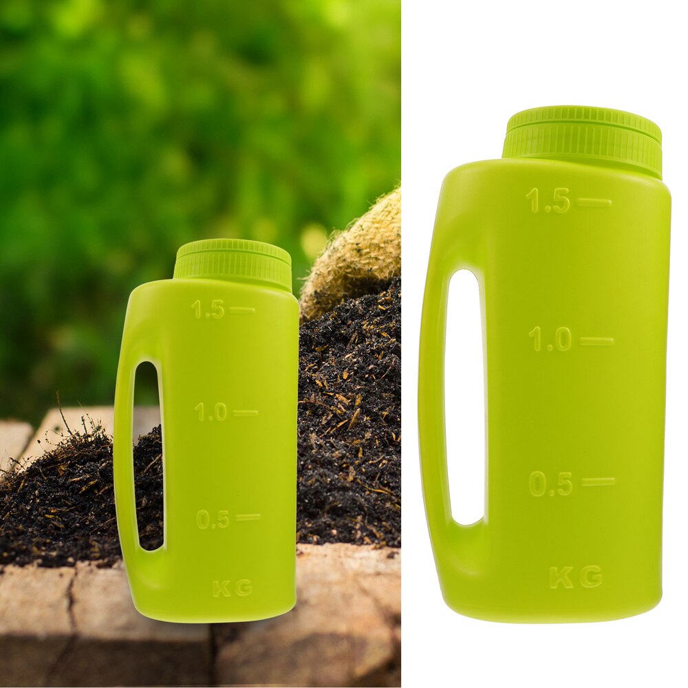 2L Plastic Seeder Shaker Salt Dispenser Bottle Seeds Spreader Handheld Spreader