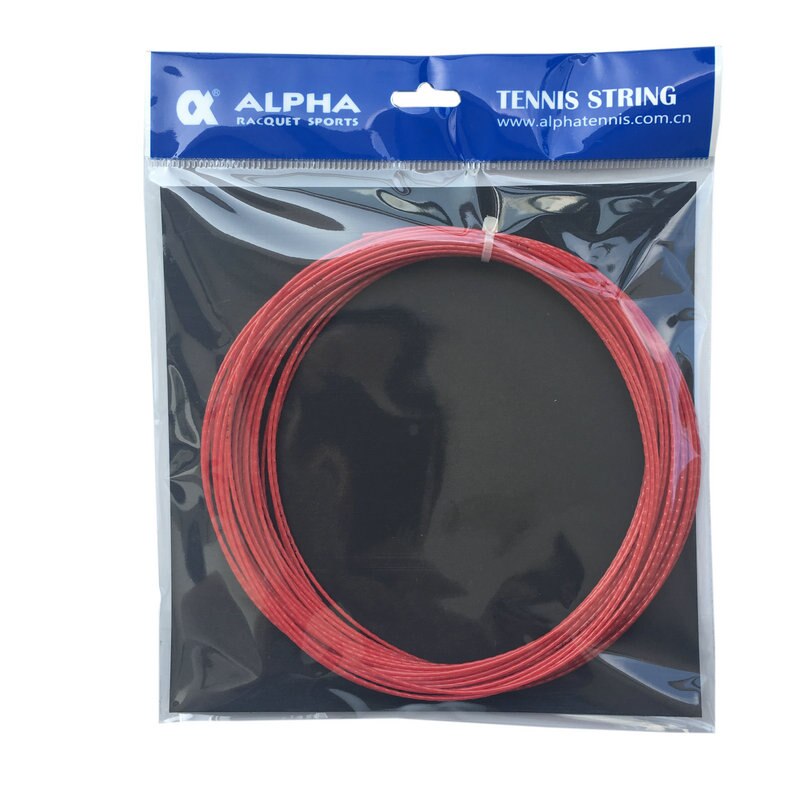 Alpha Tennis Schnur Bambus Polyester 1,25mm Tennis Maschine Sport Ausbildung dauerhaft Schnur 12m
