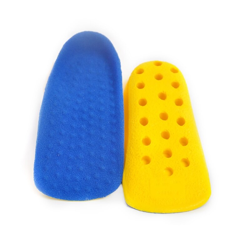 1 Pair 2cm High Increasing Heel Lift Half Insoles In Sock Pad